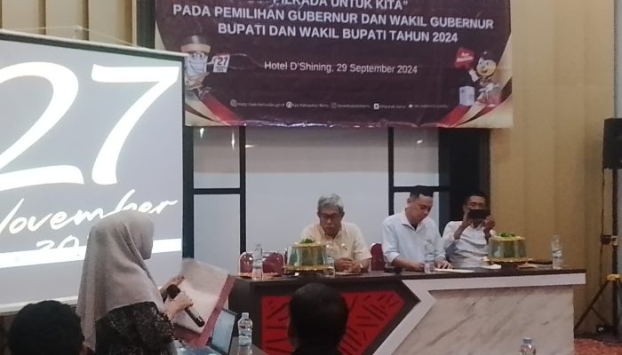 KPU Barru Rakor Komunikasi Publik Bersama Media dan LSM Terkait Pilkada