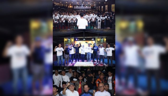 Relawan Milenial Geng-Z AIRBUS x Bintang 88 Deklarasi Dukung Bapaslon INA-Abustan di Pilkada Barru