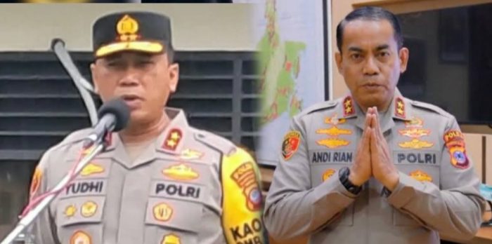 Kapolda Sulsel Irjen Pol Andi Rian Dimutasi ke Polda Sumsel, Digantikan Irjen Pol Yudhiawan