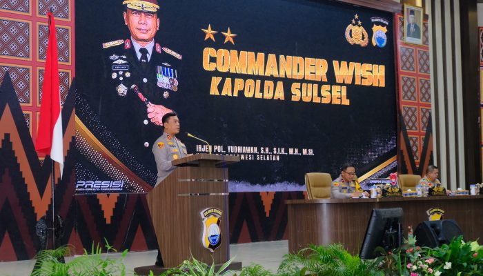 Gelar Commander Wish, Ini Arahan Kapolda Sulsel Kepada Personel