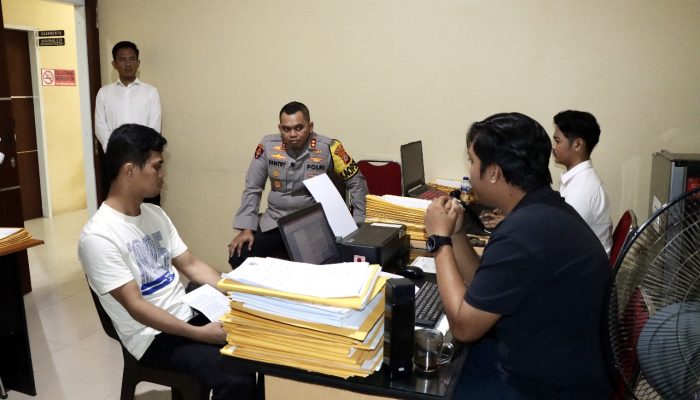 Kapolres Cek Kesiapan Pelayanan Publik Polres Sidrap