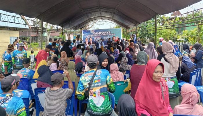 Paslon Sar-Kanaah Kampanye Dialogis di Panca Lautang Sidrap
