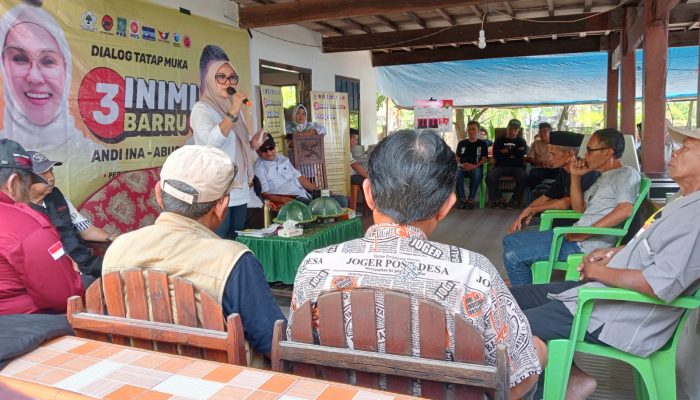 Kampanye di Pulau Panikiang: Dukungan Penuh Andi Ikram Mattalata untuk Andi Ina-Abustan, “Barru Akan Lebih Cerah”