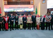 Bupati Barru Hadiri Paripurna Pengucapan Sumpah Pimpinan DPRD Kabupaten Barru Masa Jabatan 2024-2029