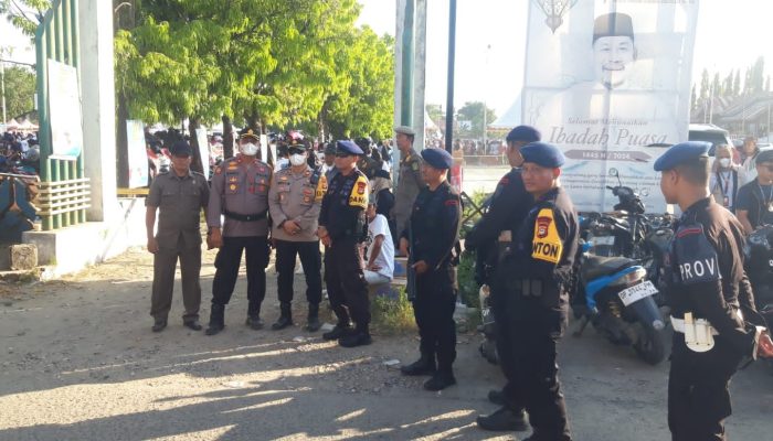 Keamanan Terjaga, Polres Sidrap Sukses Kawal Kunjungan Kaesang