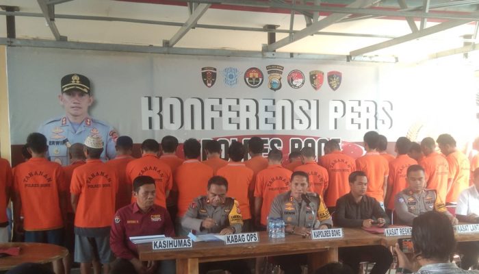 Polres Bone Ungkap Kasus Narkoba Meningkat, Operasi Zebra Berhasil Turunkan Pelanggaran