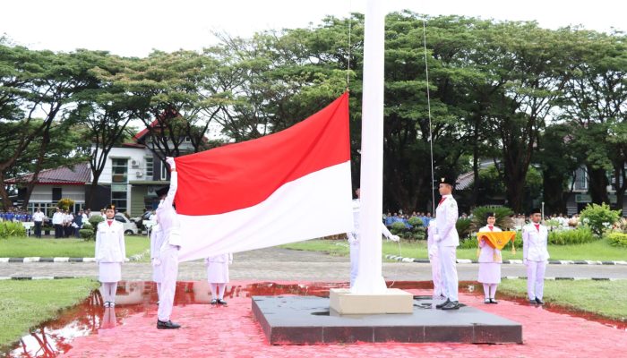 Khidmat, AKBP Fantry Pimpin Upacara Hari Pahlawan Tingkat Kabupaten Sidrap dengan Pesan Semangat Kebangsaan