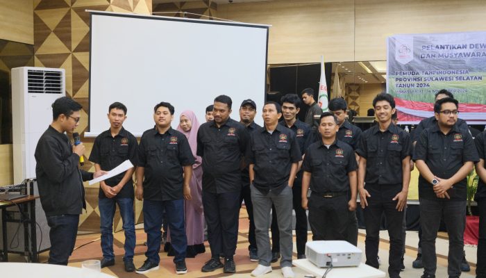 Pelantikan Dewan Pengurus Cabang Pemuda Tani Indonesia se-Sulawesi Selatan Periode 2024-2029 Berlangsung Meriah