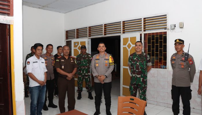 Sinergisitas Forkopimda Sidrap Kawal Ketat Logistik dan Tahap Rapat Pleno Pilkada 2024