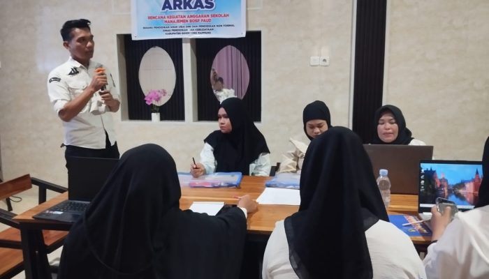 Kepsek dan Operator Ikuti Bimtek ARKAS PAUD Sidrap