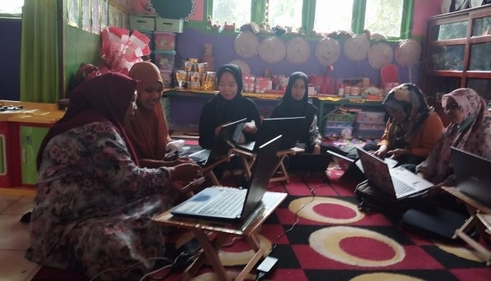 Disdikbud Sidrap Adakan Pendampingan TIK untuk TK di Kecamatan Panca Lautang