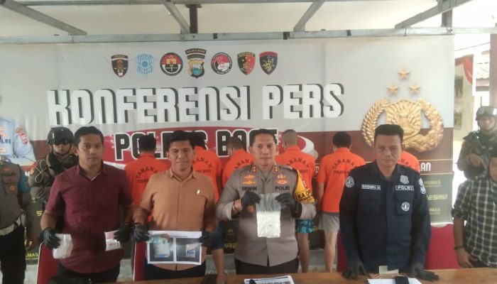 Satnarkoba Polres Bone Gagalkan Peredaran Narkoba Seberat 1,2 Kilogram dan Tangkap Enam Pelaku
