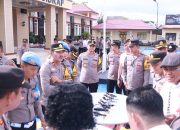 Cegah Penyalahgunaan, Kapolres Sidrap Gelar Apel Pemeriksaan Senpi
