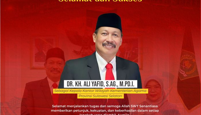 Direktur Utama JRW Ucapkan Selamat Kepada Kepala Kanwil Kemenag Sulsel yang Baru