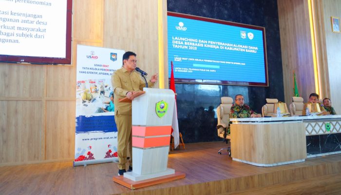 Bupati Barru Resmikan ADD Berbasis Kinerja Tahun 2025