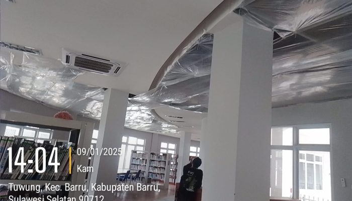 Gedung Perpustakaan Barru Rusak, Anggaran Rp9,6 Miliar Dipertanyakan