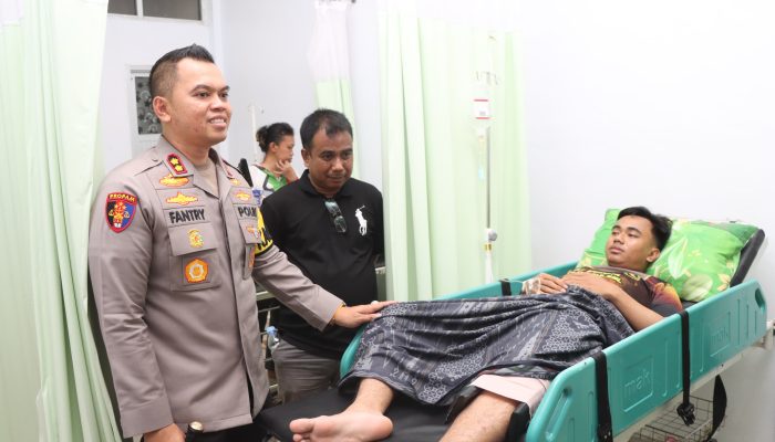 Kapolres Sidrap: “Kita adalah Keluarga, Semoga Anggota Segera Pulih”