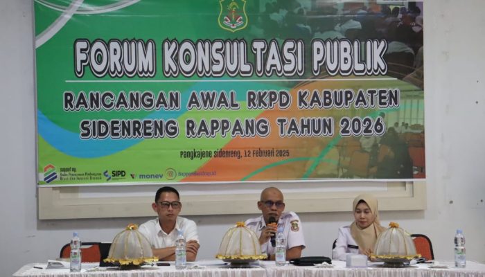 Pemkab Sidrap Himpun Aspirasi di Forum Konsultasi Publik RKPD 2026