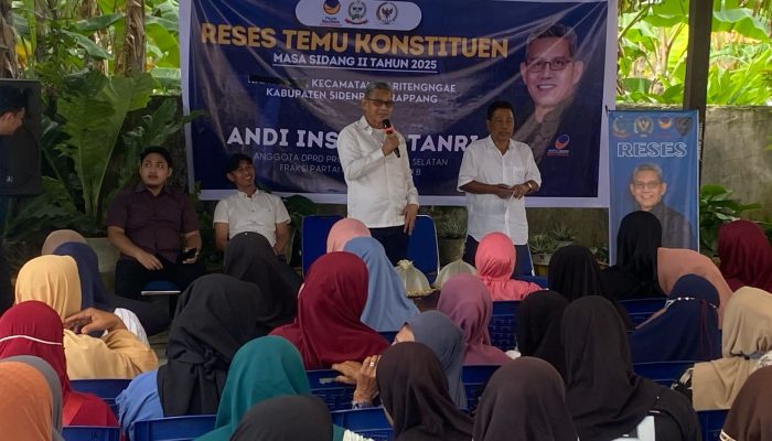 Serap Aspirasi Masyarakat, Andi Insan P Tanri Gelar Reses Masa Sidang II Tahun 2025 di Sidrap