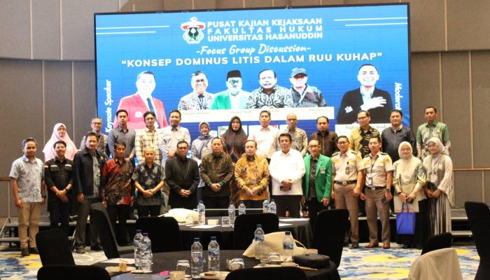 Fakultas Hukum Unhas Bahas Konsep Dominus Litis Sebagai Referensi Akademik Dalam Pembahasan RUU KUHAP
