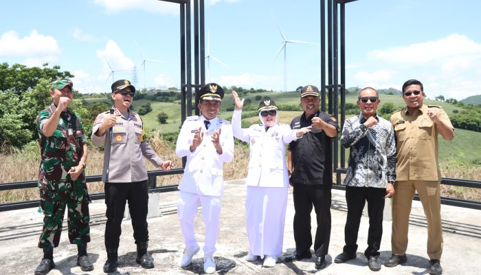 Kolaborasi Majukan Pariwisata, Kapolres Sidrap dan Forkopimda Kunjungi Destinasi PLTB Sidrap