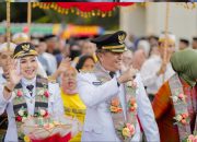 Meriah! Masyarakat Kabupaten Barru Sambut Hangat Bupati dan Wakil Bupati Barru