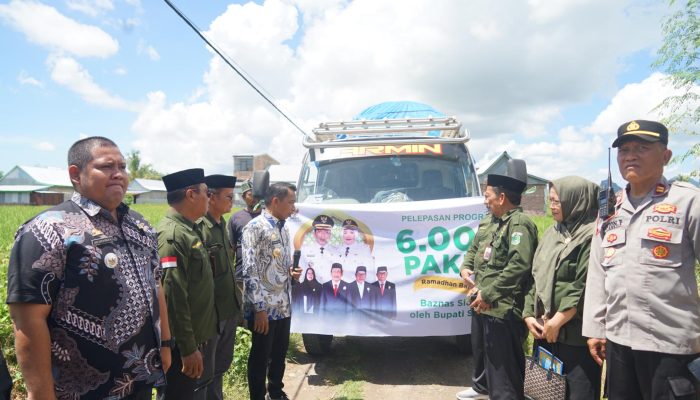 Bupati Sidrap Lepas Program 6.000 Paket Sembako untuk 11 Kecamatan