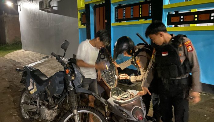 Patroli Malam Polres Sidrap dan Polsek Jajaran, Warga Lebih Nyaman Beribadah di Malam Akhir Pekan