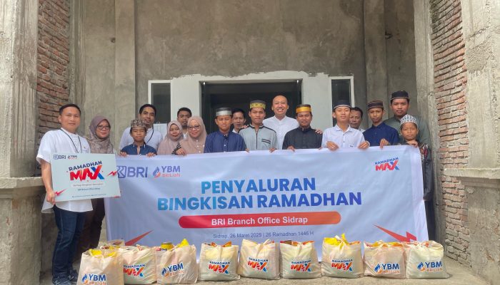 BRI Sidrap Tebar Kebahagiaan Ramadan untuk Santri di Sidrap
