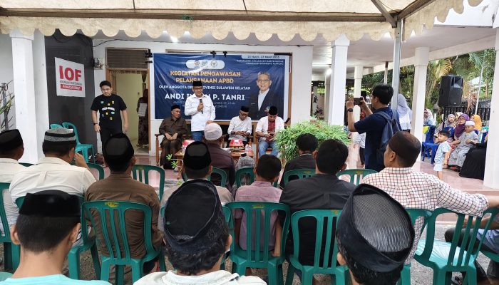Andi Insan P Tanri Lakukan Pengawasan dan Buka Puasa Bersama Warga di Sidrap