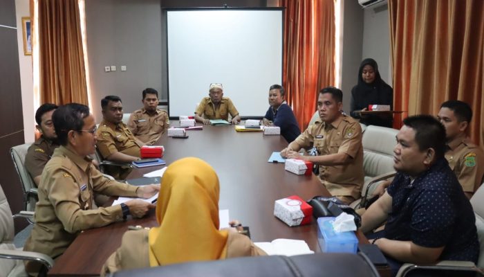 Serius Tindaklanjuti Temuan BPK, Wabup Sidrap Rapat dengan Penyedia Jasa