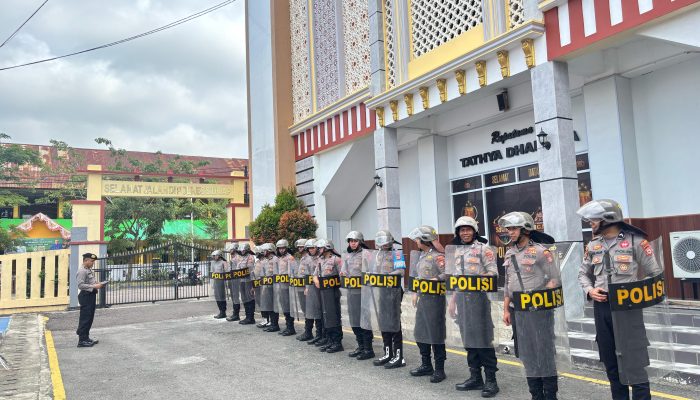 Profesional dan Humanis: Polres Sidrap Matangkan Kesiapan Amankan May Day 2025