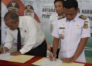 Bupati, Kades dan Kajari Sidrap teken MOU Kerjasama serta Pendampingan Hukum APBD dan Dana Desa