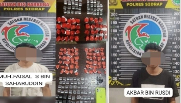 Satnarkoba Sidrap Gagalkan Peredaran 98 Paket Sabu, Jaringan Antar-Kabupaten Terkapar