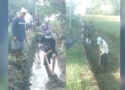 Jumat Bersih, Warga Kajaolaliddong Kompak Bersihkan Saluran Irigasi Tersumbat