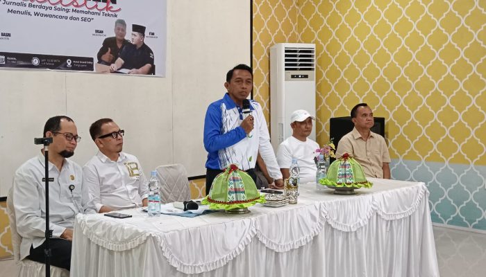 Bupati Sidrap Hadiri Pelatihan Jurnalistik, Ajak Wartawan Bangun Daerah Lewat Tulisan