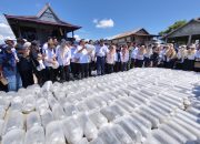 Lestarikan Perairan, Syaharuddin Alrif Lepas Ribuan Bibit Ikan ke Danau Sidenreng