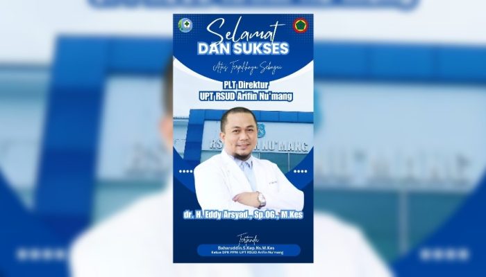 Amanah Baru, Tanggung Jawab Besar: dr. Eddy Arsyad Pimpin RS Arnum Rappang