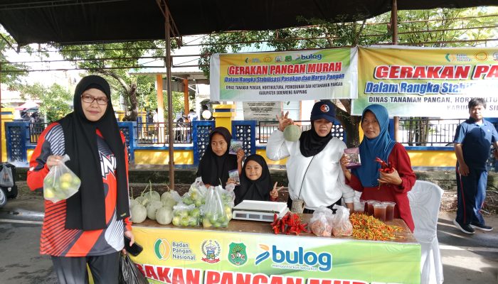 Pemkab Sidrap Gelar Gerakan Pangan Murah Jelang Iduladha