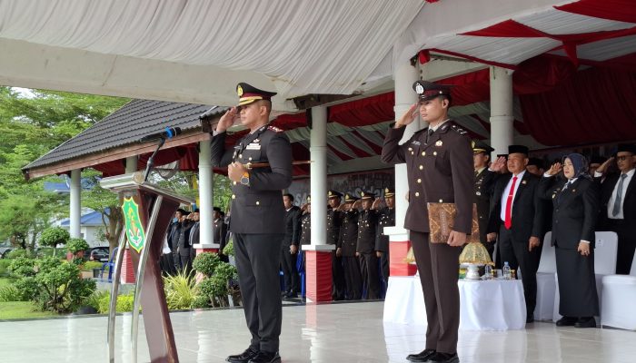 Pimpin Upacara Hari Lahir Pancasila, Kapolres Sidrap Gaungkan Semangat Perkokoh Ideologi Menuju Indonesia Raya