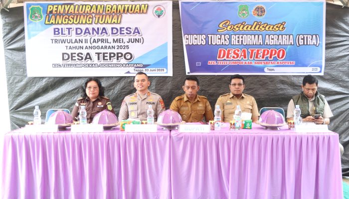 Sinergi Forkopimda Sidrap, GTRA dan BLT Disosialisasikan Langsung ke Warga