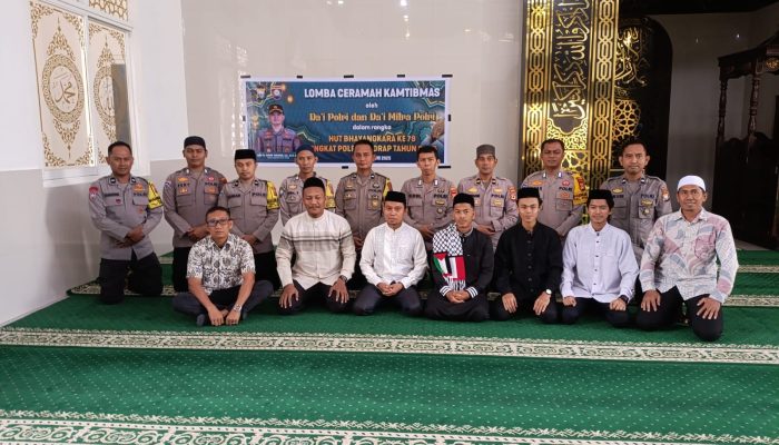Hari Bhayangkara Ke-79, Sat Binmas Polres Sidrap Gelar Berbagai Macam Lomba