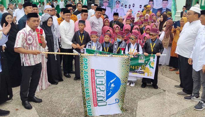 Ribuan Warga Meriahkan Tahun Baru Islam 1 Muharram 1447 H di Sidrap, Bupati Syaharuddin Canangkan Jam Malam untuk Anak