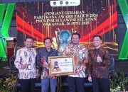 Wabup Andi Liwang Terima Paritrana Award 2025, Bawa Enrekang Jadi 6 Terbaik di Sulsel