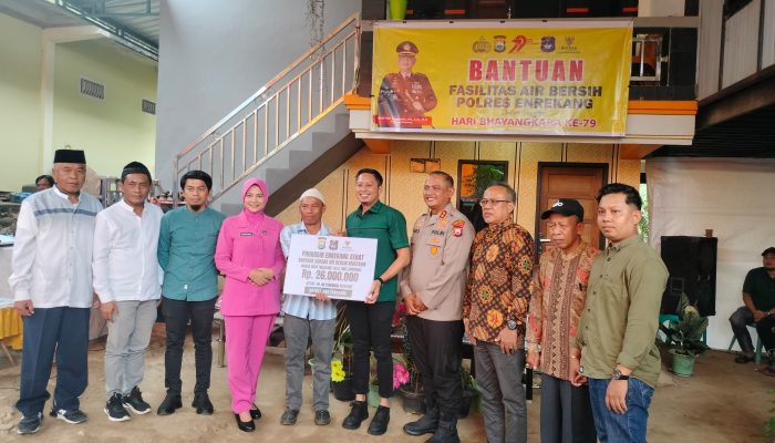 Kolaborasi Hebat: BAZNAS Enrekang, Pemda, dan Polres Hadirkan Air Bersih untuk Warga Desa Taulo