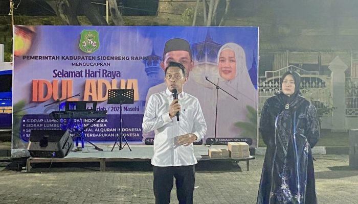 Bupati dan Wakil Bupati Sidrap Gelar Silaturahmi dan Open House Iduladha Bersama Masyarakat