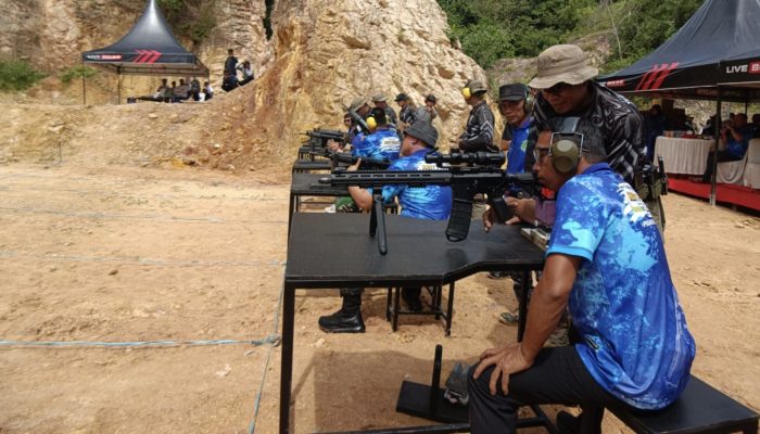 Aksi Jitu Bupati Syaharuddin di Lomba Tembak Polres Sidrap Bikin Heboh Hadirin