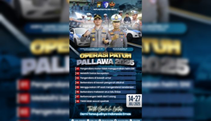 Satlantas Polres Sidrap Gelar Operasi Patuh Pallawa 2025, Sasar Delapan Pelanggaran Prioritas