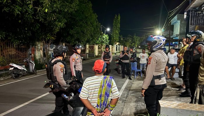 Lingkungan Aman Jadi Prioritas, KRYD Polres Sidrap Terus Digalakkan