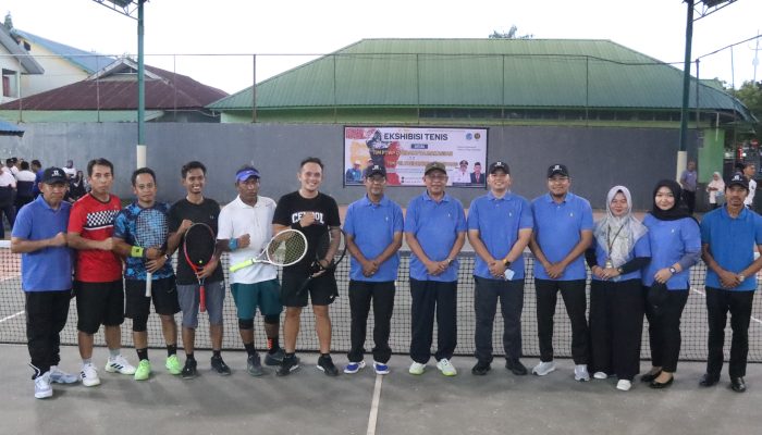 Sinergitas Terjalin, Forkopimda Sidrap dan PTA Makassar Gelar Silaturahmi dan Laga Tenis